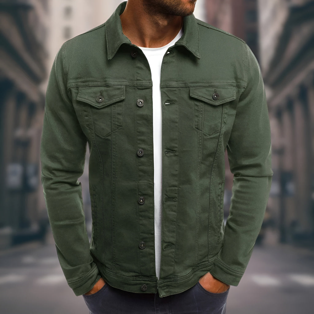 LIAM™ | BEKVÄM OCH STILREN JEANSJACKA FÖR DEN MODERNA MANNEN