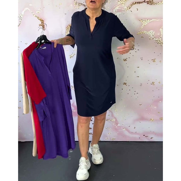 ELVIRA™ | VARDAGSKLÄNNING MED ENKEL STIL OCH SKÖN PASSFORM