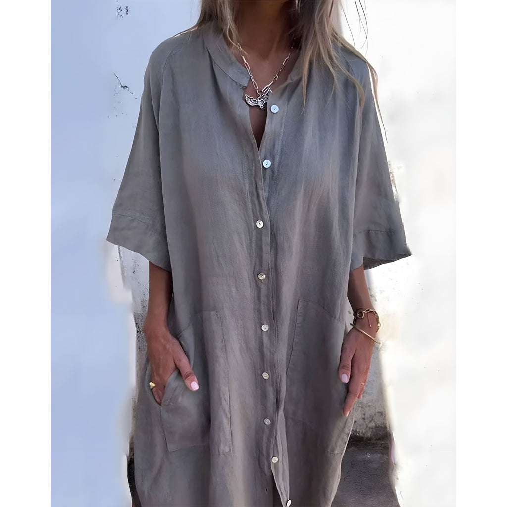 MARINA™ SKJORTKLÄNNING | BOHO, LUFTIG & CHIC