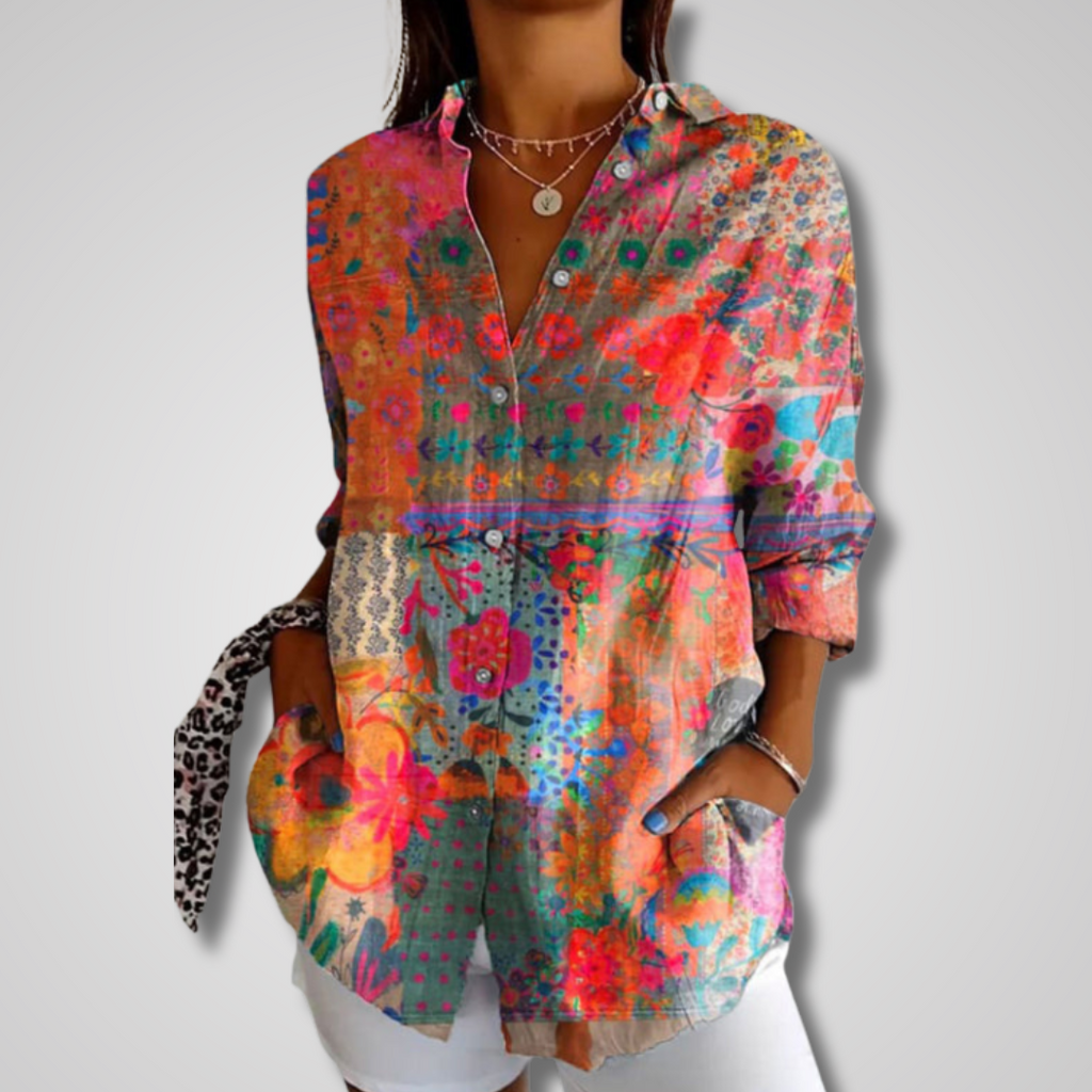 NOVA™ | BLOMMIG BLUS MED MODERN SILUETT