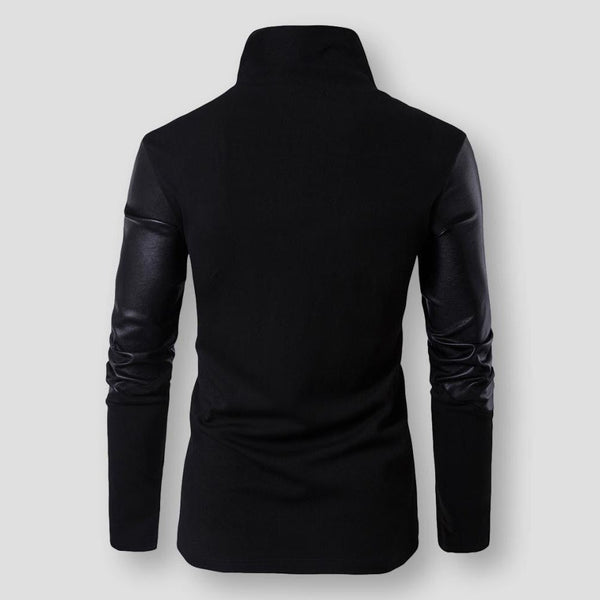 NIKLAS™ | MODERN JACKA MED ASYMMETRISK DRAGKEDJA OCH FUTURISTISKA DETALJER