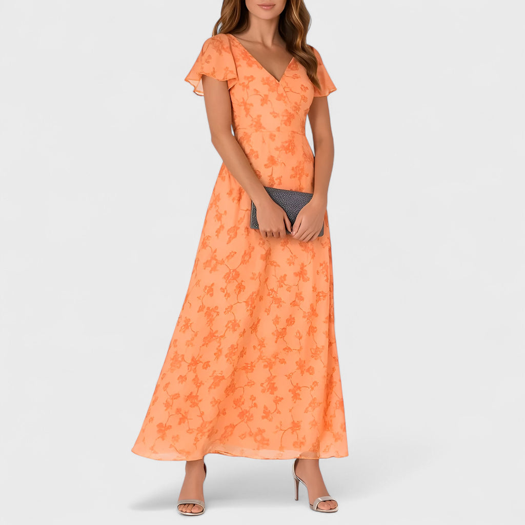 ELVIRA™  ELEGANT MAGDÖLJANDE SOMMARKLÄNNING