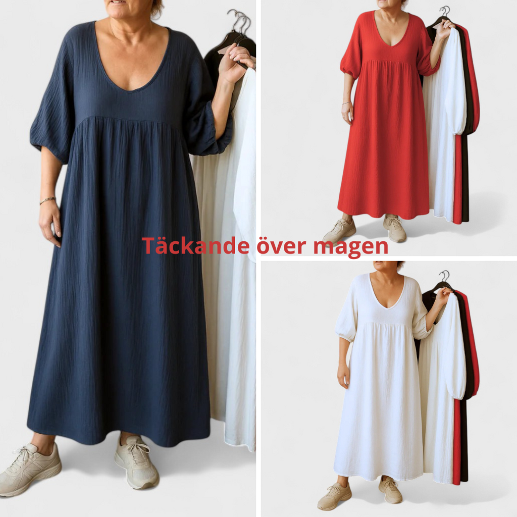 Anita™ | Stilren Klänning med V-ringning