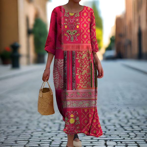 LYDIA™ | BOHO MAXIKLÄNNING FÖR FRIA, KREATIVA DAGAR