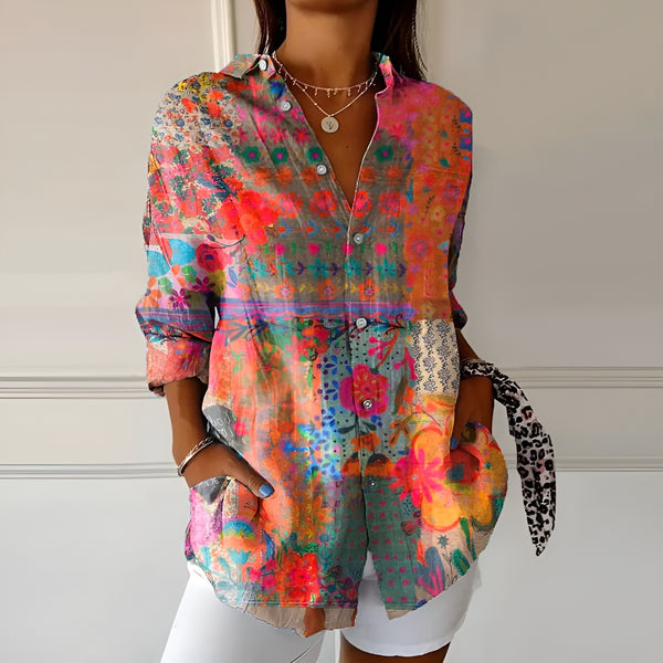 NOVA™ | BLOMMIG BLUS MED MODERN SILUETT